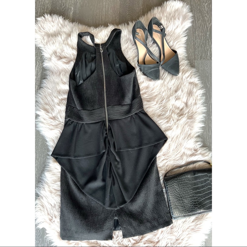 ‼️Winter SALE❄️‼️ Bundle: BCBG Black Cocktail Dress (6) & Black Peplum Dress (S)